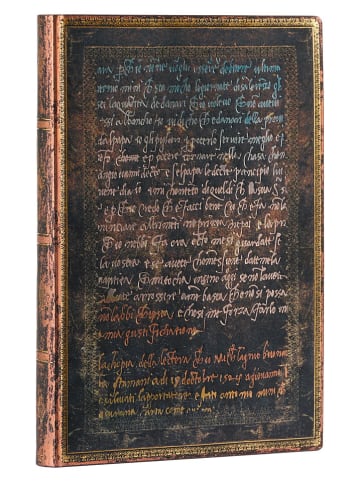 Paperblanks Notatnik "Michelangelo, H..." w kolorze granatowym - 12 x 17,5 cm