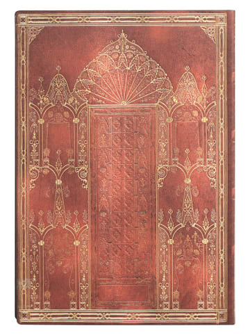 Paperblanks Gelinieerde notitieboek ''Isle of Ely'' rood - (B)13 x (H)18 cm