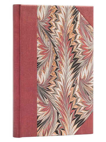 Paperblanks Liniertes Notizbuch ''Rubedo'' in Rot/ Beige - (B)9,5 x (H)14 cm