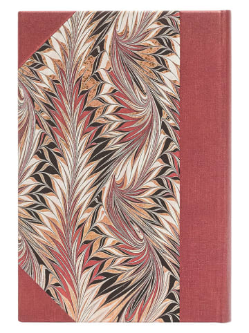 Paperblanks Gelinieerde notitieboek ''Rubedo'' rood/beige - (B)9,5 x (H)14 cm