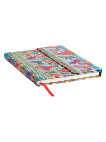 Paperblanks Notatnik "Hummingbirds and Butterflies" ze wzorem w linie - 18 x 23 cm