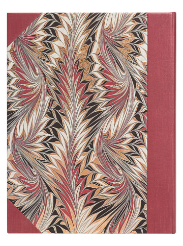 Paperblanks Blanko Notizbuch ''Rubedo'' in Rot/ Beige - (B)18 x (H)23 cm