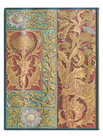 Paperblanks Notatnik "Wild Thistle" ze wzorem w linie - 18 x 23 cm
