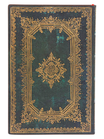 Paperblanks Gelinieerde notitieboek ''Astra'' groen/goudkleurig - (B)9 x (H)14 cm