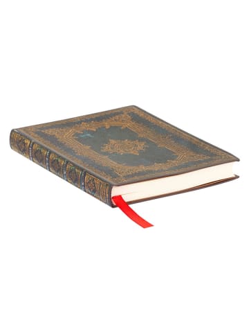 Paperblanks Notatnik "Astra" w kolorze złoto-zielonym w linie - 9 x 14 cm