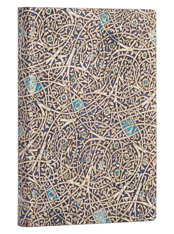 Paperblanks Gelinieerde notitieboek ''Granada'' donkerblauw/crème - (B)9,5 x (H)14 cm