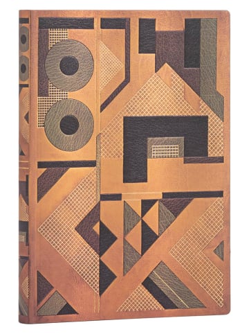 Paperblanks Gelinieerde notitieboek ''Moutarde'' beige/bruin - (B)13 x (H)18 cm