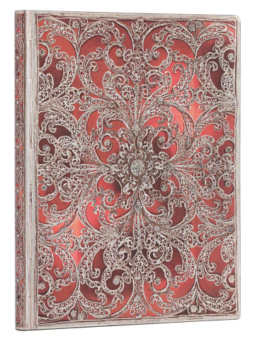 Paperblanks Notatnik "Granat" w kolorze czerwonym - 18 x 23 cm