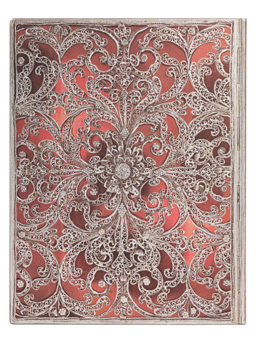 Paperblanks Notatnik "Granat" w kolorze czerwonym - 18 x 23 cm