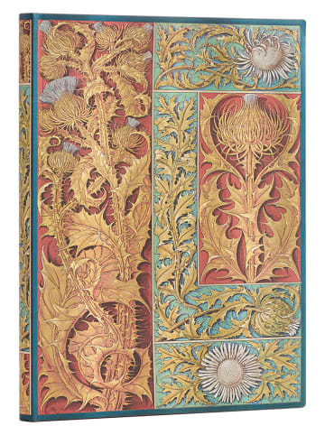 Paperblanks Notatnik "Wild Thistle" ze wzorem - 13 x 18 cm
