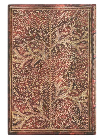Paperblanks Notatnik "Wildwood" w kolorze brązowym w linie - 9,5 x 14 cm