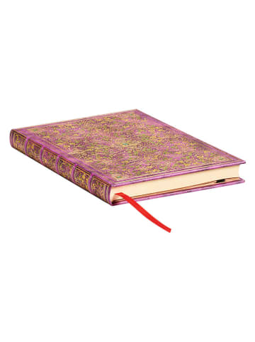 Paperblanks Blanko Notizbuch ''Diamantenes Thronjubiläum'' in Pink - (B)13 x (H)18 cm