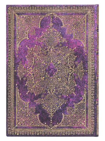 Paperblanks Blanko Notizbuch ''Bijou'' in Lila - (B)13 x (H)18 cm