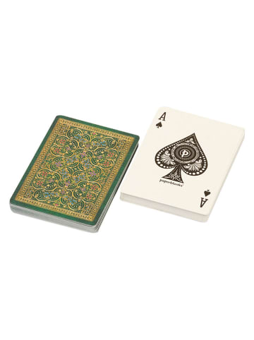 Paperblanks Karty "Great Moment" w kolorze zielonym do gry - 6,3 x 8,9 cm