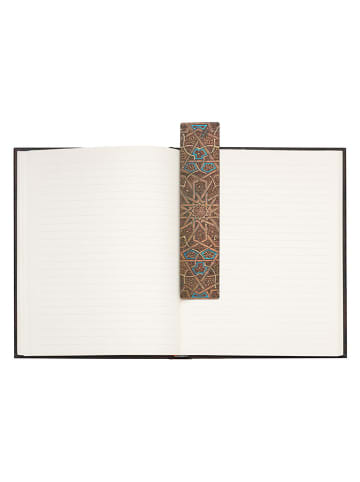 Paperblanks Zakładki (3 szt.) "Midnight Star" w kolorze brązowym - 4 x 18,5 cm