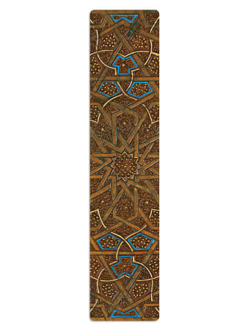 Paperblanks Zakładki (3 szt.) "Midnight Star" w kolorze brązowym - 4 x 18,5 cm