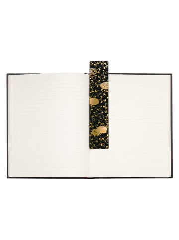 Paperblanks Zakładki (3 szt.) "Karakusa" w kolorze złoto-czarnym - 4 x 18,5 cm