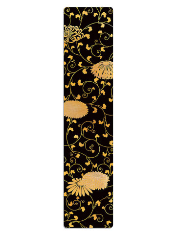 Paperblanks Zakładki (3 szt.) "Karakusa" w kolorze złoto-czarnym - 4 x 18,5 cm