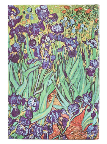 Paperblanks Horizontaler Wochenplaner ''2026 - Schwertlilien'' in Bunt - (B)9,5 x (H)14 cm