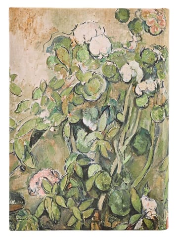 Paperblanks Tagesplaner ''2026 - Cezannes Terrakotta'' in Beige/ Grün - (B)13 x (H)18 cm