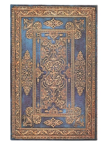Paperblanks Horizontaler Wochenplaner ''2026 - Blue Luxe'' in Blau - (B)13,5 x (H)21 cm