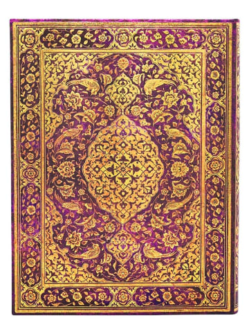 Paperblanks Tagesplaner ''2026 - Der Obstgarten'' in Rot/ Gold - (B)18 x (H)23 cm