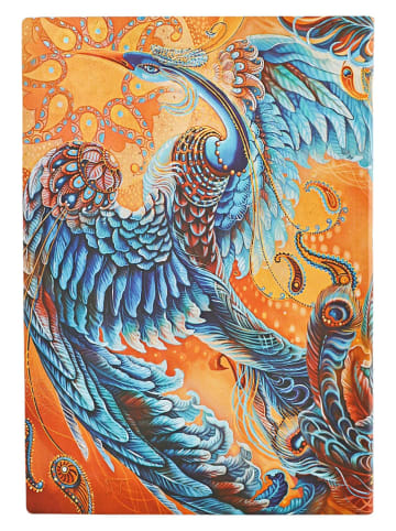 Paperblanks Horizontaler Wochenplaner ''2026 - Himmelsvogel'' in Bunt - (B)12,5 x (H)17,5 cm