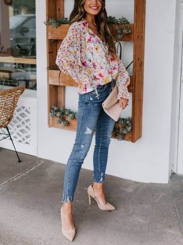 LA Angels Bluzka w kolorze kremowym