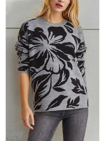 LA Angels Sweter w kolorze szaro-czarnym