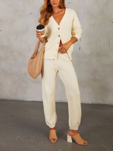 Milan Kiss Cardigan in Creme