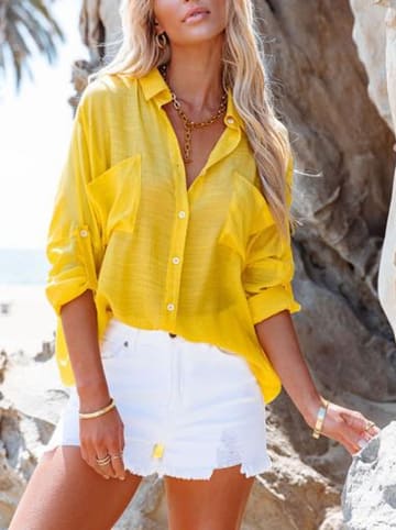 Milan Kiss Bluzka w kolorze żółtym