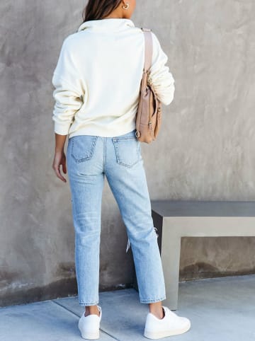 Milan Kiss Sweatshirt in Creme