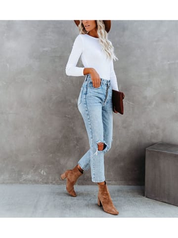 Milan Kiss Longsleeve in Weiß