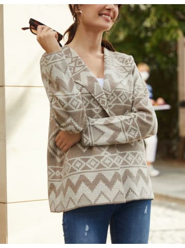 Milan Kiss Kardigan w kolorze beżowym