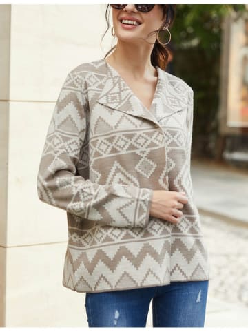 Milan Kiss Kardigan w kolorze beżowym