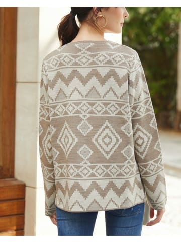 Milan Kiss Kardigan w kolorze beżowym