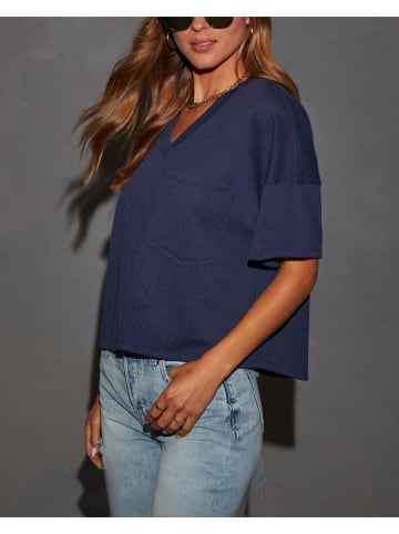 Milan Kiss Blouse donkerblauw