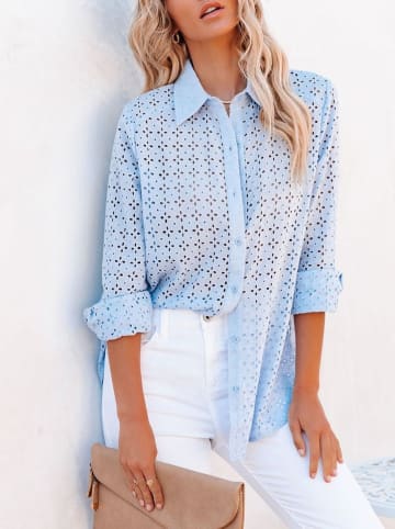 Milan Kiss Blouse lichtblauw