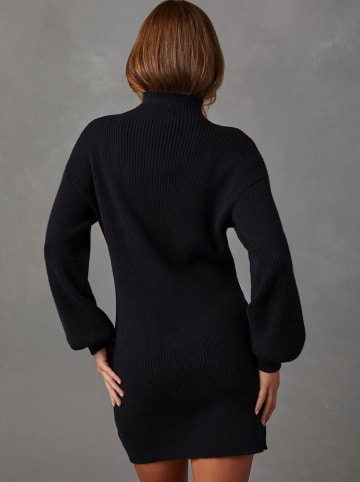 Milan Kiss Strickkleid in Schwarz