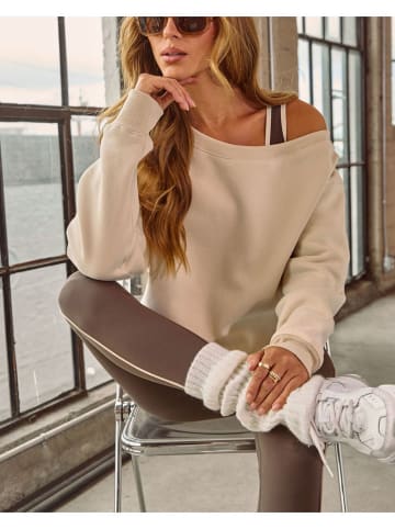 Milan Kiss Sweatshirt beige