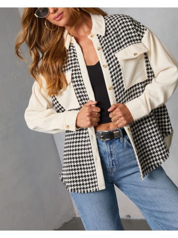 Milan Kiss Hemd in Creme/ Schwarz