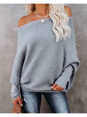 Milan Kiss Pullover in Grau