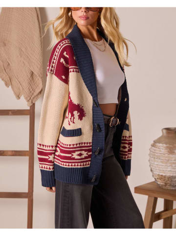 Milan Kiss Kardigan w kolorze beżowym