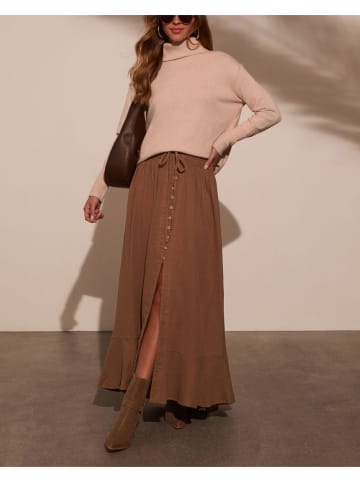 Milan Kiss Spódnica w kolorze jasnobrązowym