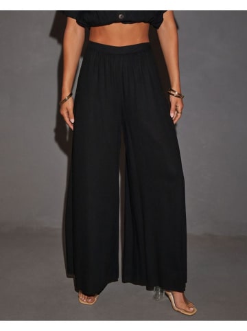 Milan Kiss Marlenehose in Schwarz