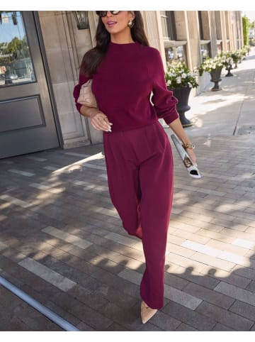 Milan Kiss Marlenehose in Rot