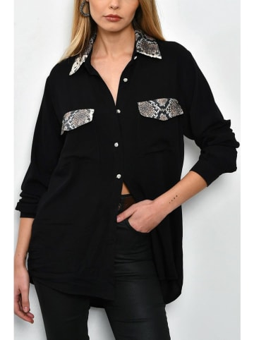 Milan Kiss Bluse in Schwarz