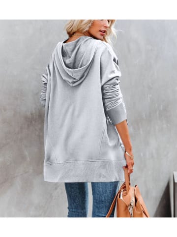 Milan Kiss Hoodie in Grau