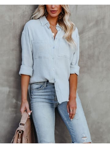 Milan Kiss Blouse lichtblauw