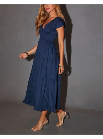 Milan Kiss Jurk donkerblauw